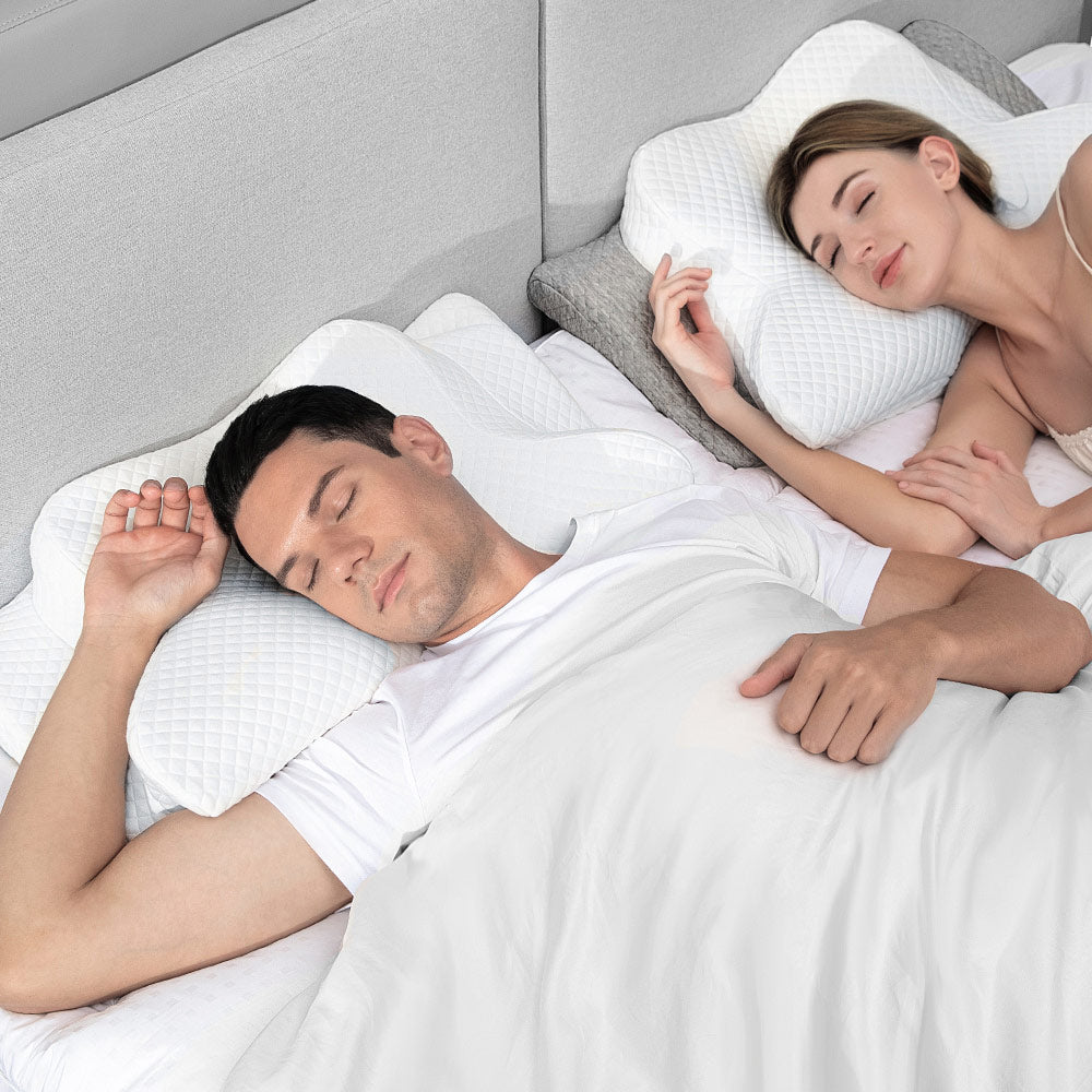 Pillow Couple Sleeping Couple, Cervical Pillow Sleeping