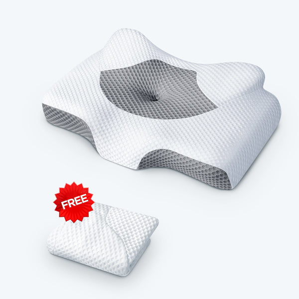 Button Shaped Cervical Memory Foam Pillow